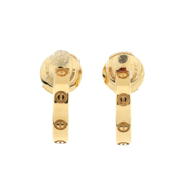Cartier Love Hoop Earrings 18K Yellow Gold Small