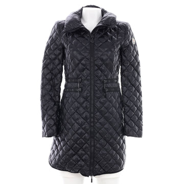 Moncler Women's Grandval Coat Quilted Nylon with Down