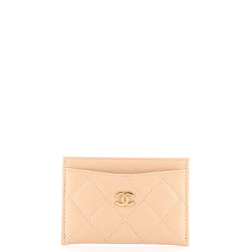 Chanel Classic Card Holder Quilted Caviar