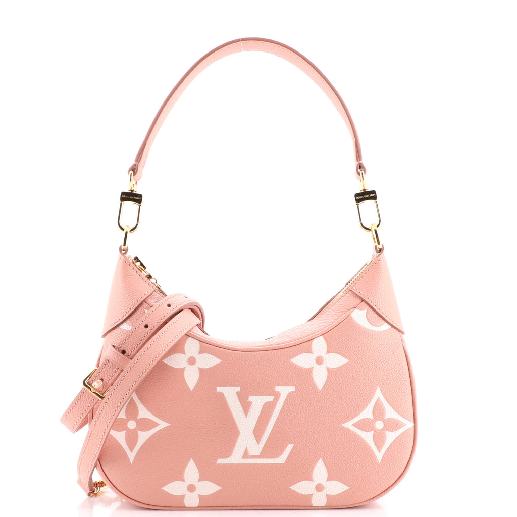 Louis Vuitton Bagatelle NM Handbag Bicolor Monogram Empreinte Giant Pink  2028121