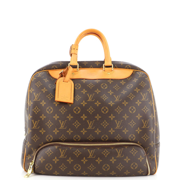 Louis Vuitton Evasion Travel Bag Monogram Canvas MM Brown 2028561