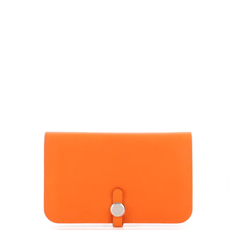 Hermes Dogon Duo Combined Wallet Leather