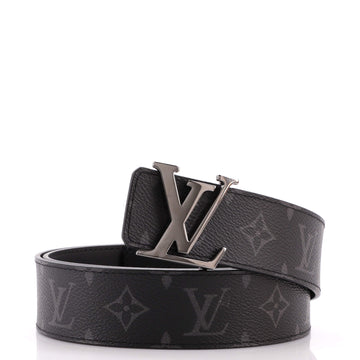 Louis Vuitton LV Initiales Reversible Belt Monogram Canvas and Leather Wide