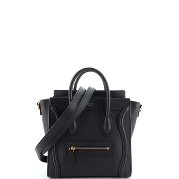 Celine Luggage Bag Smooth Leather Nano