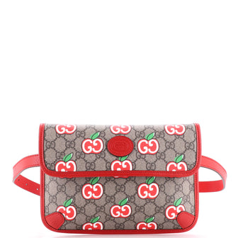Gucci Flap Belt Bag Printed GG Coated Canvas