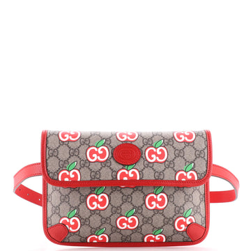 Gucci Flap Belt Bag Printed GG Coated Canvas