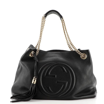 Gucci Soho Chain Strap Shoulder Bag Leather Medium