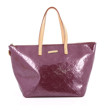 Louis Vuitton Bellevue Handbag Monogram Vernis GM Purple 2029301