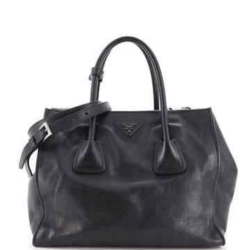 Prada Twin Pocket Tote Glace Calf Small