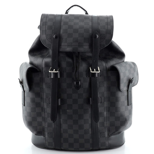 Louis Vuitton Christopher Backpack Damier Graphite PM Black 2029461