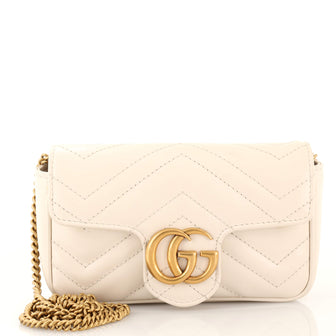 Gucci GG Marmont Flap Bag Matelasse Leather Super Mini
