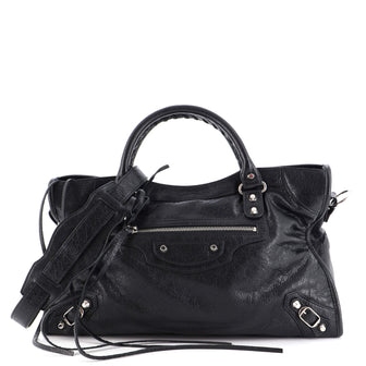 Balenciaga City Classic Studs Bag Leather Medium