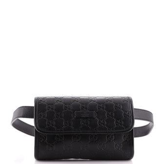 Gucci Flap Belt Bag	 Guccissima Leather Small