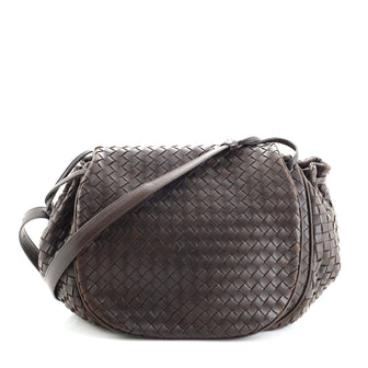 Bottega Veneta Flap Messenger Bag Intrecciato Nappa Small