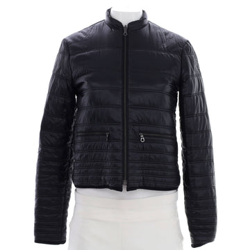 Chanel Women's Reversible CC Zip Puffer Jacket Quilted Nylon