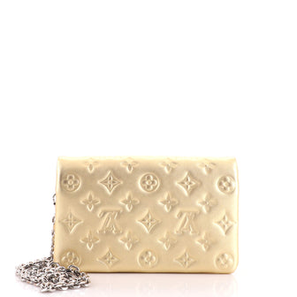 Louis Vuitton Coussin Pochette Monogram Embossed Lambskin