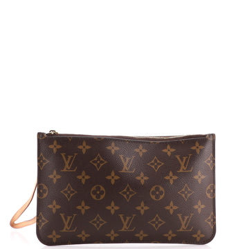 Louis Vuitton Neverfull Pochette Monogram Canvas Large