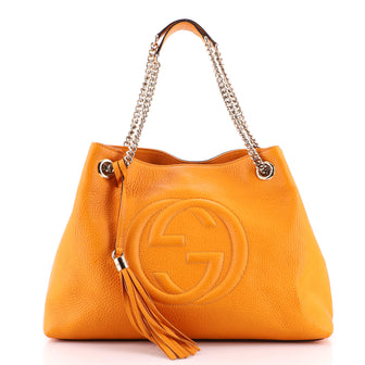 Gucci Soho Chain Strap Shoulder Bag Leather Medium