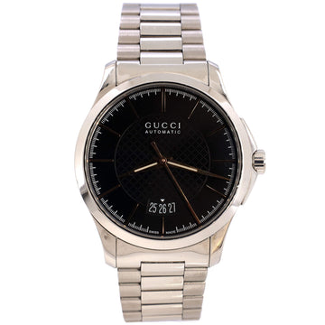 Gucci G-Timeless Automatic Watch Stainless Steel 38