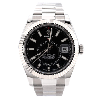 Sky-Dweller Oyster Perpetual Chronometer Automatic Watch Stainless Steel and White Gold 42