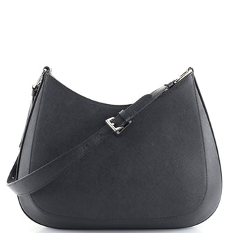 Prada Cleo Shoulder Bag Saffiano Leather Medium