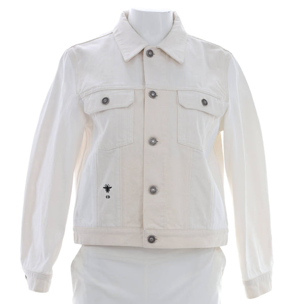 Dior Kaws White Bee Denim Jacket  Savonches