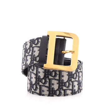 Christian Dior Diorquake Belt Oblique Canvas Extra Wide