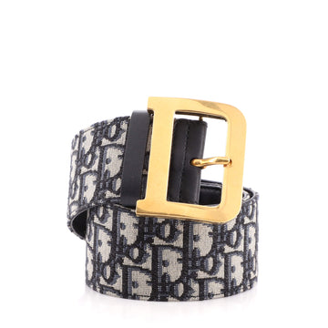 Christian Dior Diorquake Belt Oblique Canvas Extra Wide