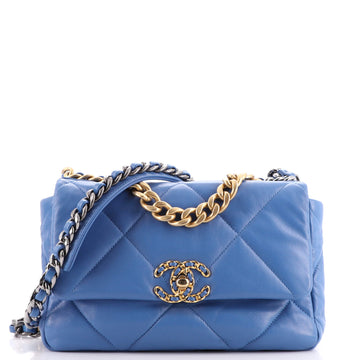 Chanel 19 Flap Bag Quilted Leather Medium
