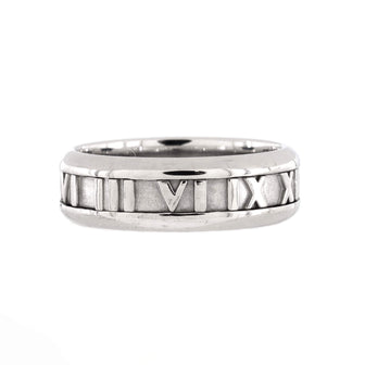 Tiffany & Co. Atlas Band Ring 18K White Gold
