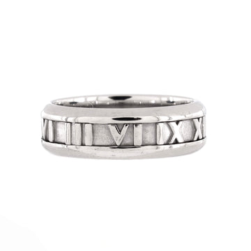 Tiffany & Co. Atlas Band Ring 18K White Gold