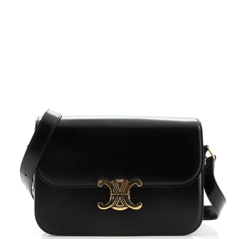 Celine Triomphe Shoulder Bag Smooth Calfskin Medium