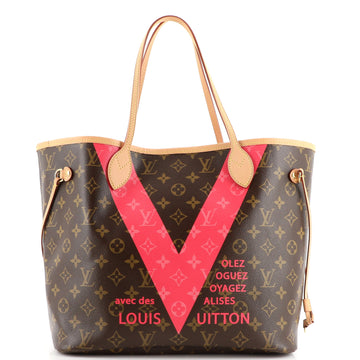 Louis Vuitton Neverfull NM Tote Limited Edition V Monogram Canvas MM