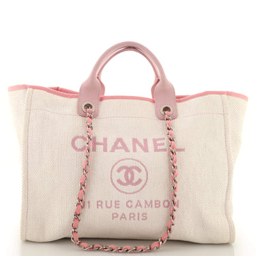 Chanel Deauville Tote Raffia Medium