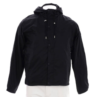 Christian Dior Men's Hooded Zipped Button Up Windbreaker Polyamide