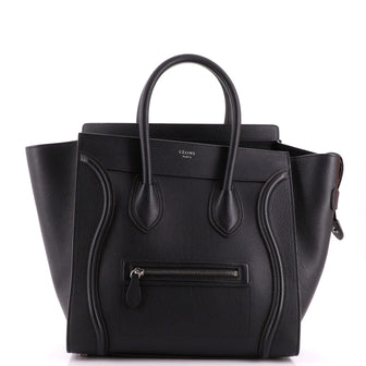 Celine Luggage Bag Grainy Leather Mini