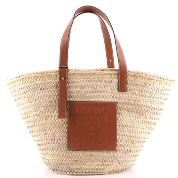 Loewe Basket Tote Raffia Large