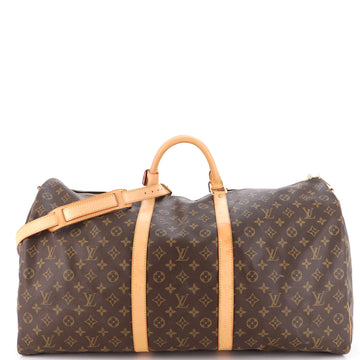 Louis Vuitton Keepall Bandouliere Bag Monogram Canvas 60