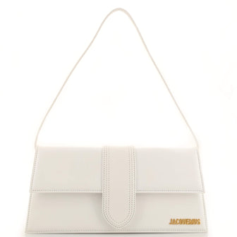 Jacquemus Le Bambino Top Handle Flap Bag Leather Long