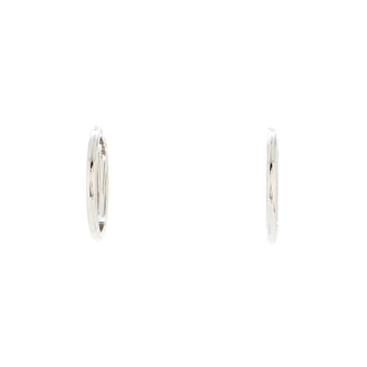 Louis Vuitton Louise Hoop Earrings Metal GM Silver 2033321