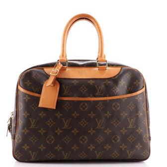 Louis Vuitton Deauville Handbag Monogram Canvas