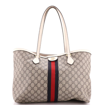 Gucci Ophidia Shopping Tote GG Coated Canvas Medium