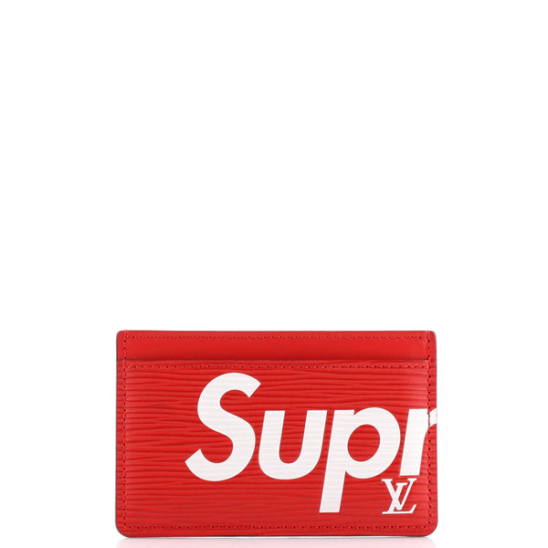 Porte Cartes Simple Card Holder Limited Edition Supreme Epi Leather