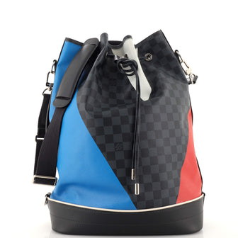 Louis Vuitton Noe Marin Handbag Regatta Damier Cobalt