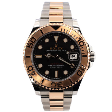Rolex Oyster Perpetual Yacht-Master Automatic Watch Stainless Steel and Rose Gold 37