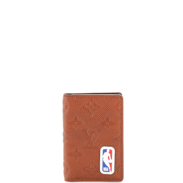 Louis Vuitton LV x NBA Pocket Organizer Monogram Embossed Leather