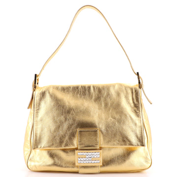 Fendi Mama Forever Bag Leather with Crystal Detail