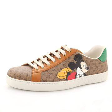 Gucci Disney Ace Sneakers Printed Mini GG Coated Canvas