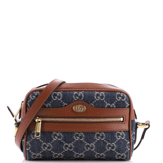 Gucci Ophidia Shoulder Bag GG Denim Mini