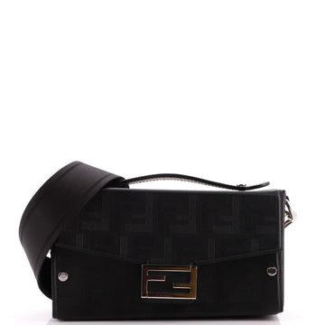 Fendi Baguette Soft Trunk Bag Zucca Leather